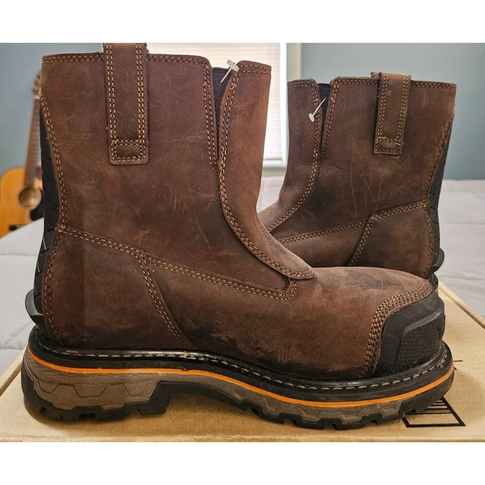 Timberland PRO® (Men's 7.5 M) True Grit™ Chelsea‎ Comp-Toe Waterproof Work Boot